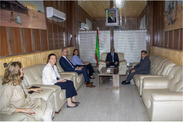 Le ministre de l’Intérieur s’entretient avec la représentante de l’ONU pour la lutte contre la drogue et le crime en Afrique de l’Ouest et du Centre