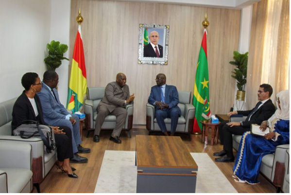 Le ministre des Affaires étrangères rencontre son homologue guinéen Le ministre des Affaires étrangères rencontre son homologue guinéen