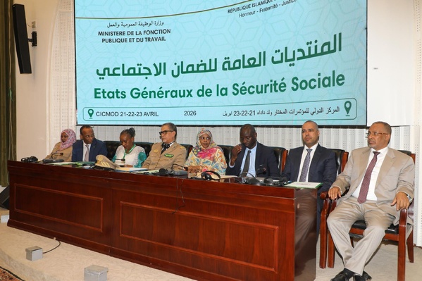 En présence de Sidi Ould Moulaye Zeine délégué général de Taazour : démarrage des états généraux de la modernisation de la sécurité sociale contributive En présence de Sidi Ould Moulaye Zeine délégué général de Taazour : démarrage des états généraux de la modernisation de la sécurité sociale contributive
