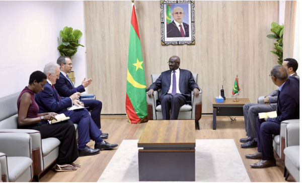 Le ministre des Affaires étrangères reçoit l’envoyé spécial du Royaume-Uni pour le Sahel Le ministre des Affaires étrangères reçoit l’envoyé spécial du Royaume-Uni pour le Sahel