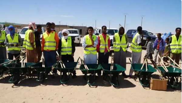 L’association caritative de la SNIM entreprend une campagne d’assainissement dans l’arrondissement de Boulenouar