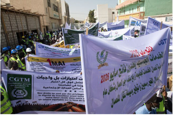 La Confédération générale des travailleurs de Mauritanie commémore la Journée internationale des travailleurs La Confédération générale des travailleurs de Mauritanie commémore la Journée internationale des travailleurs