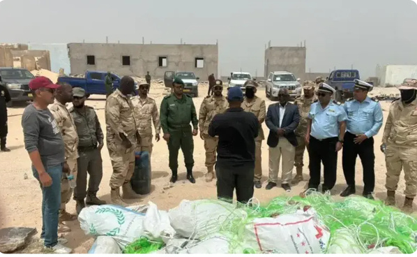 Nouadhibou : destruction par les garde-côtes de 500 filets de pêche prohibés saisis localement