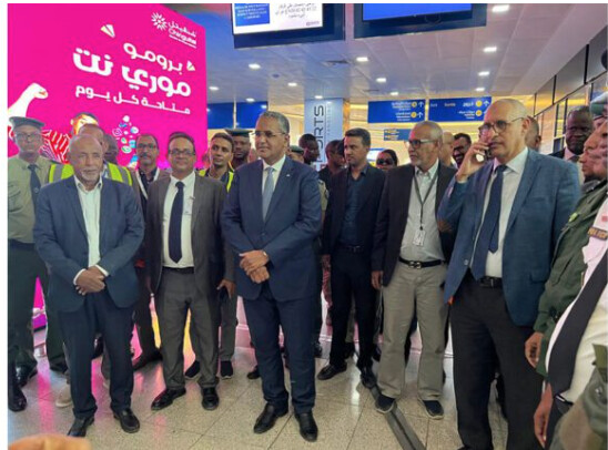 Inauguration d’un nouvel espace à l’aéroport international de Nouakchott « Oum Tounsi » pour renforcer les services d’accueil