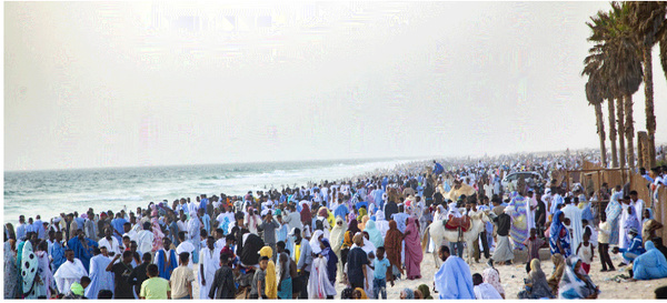Plage de Nouakchott: Une destination de loisirs privilégiée pendant l’Aïd al-Adha.