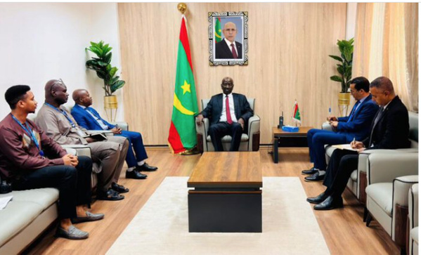 Le ministre des Affaires étrangères reçoit le représentant et directeur pays du Programme alimentaire mondial en Mauritanie Le ministre des Affaires étrangères reçoit le représentant et directeur pays du Programme alimentaire mondial en Mauritanie