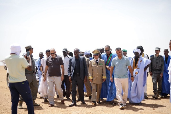 Le secrétaire général de “Taazour” visite des installations en cours de réalisation à Boulahrath. Le secrétaire général de “Taazour” visite des installations en cours de réalisation à Boulahrath.