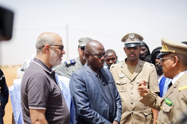 Le secrétaire général de “Taazour” visite des installations en cours de réalisation à Boulahrath.