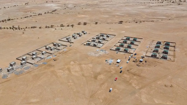 Le secrétaire général de “Taazour” visite des installations en cours de réalisation à Boulahrath.