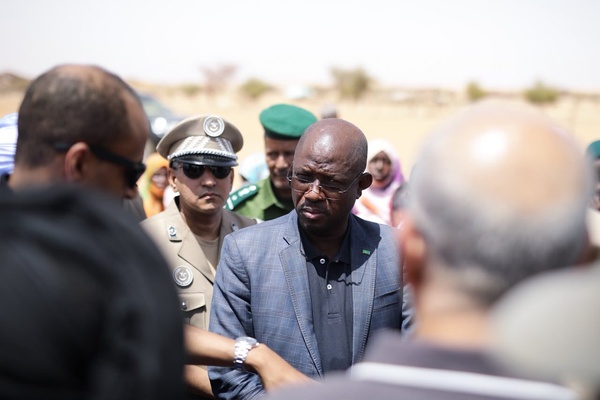 Le secrétaire général de “Taazour” visite des installations en cours de réalisation à Boulahrath. Le secrétaire général de “Taazour” visite des installations en cours de réalisation à Boulahrath.