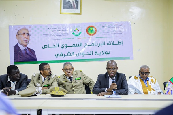 Lancement de la deuxième phase du programme de développement de « Taazour » au Hodh Ech Chargui pour une enveloppe financière de plus de 220 millions d’anciennes ouguiyas Lancement de la deuxième phase du programme de développement de « Taazour » au Hodh Ech Chargui pour une enveloppe financière de plus de 220 millions d’anciennes ouguiyas