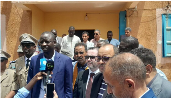 Le ministre de la Santé visite des établissements de santé à Aioun