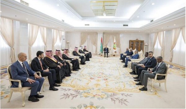 Le Président de la République reçoit les dirigeants du Fonds saoudien de développement et d’ACWA Power