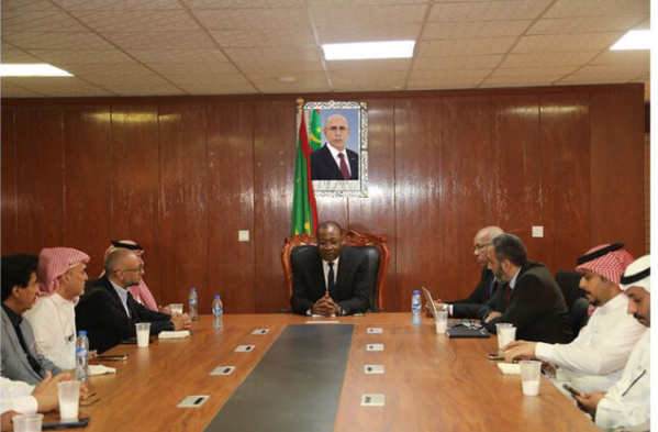 Le ministre de l’Élevage reçoit une délégation du projet du Royaume Saoudien Adahi Le ministre de l’Élevage reçoit une délégation du projet du Royaume Saoudien Adahi