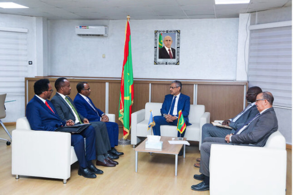 Le ministre de l’Énergie reçoit le ministre des Affaires étrangères du Somali Le ministre de l’Énergie reçoit le ministre des Affaires étrangères du Somali