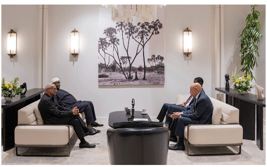 Le Président de la République rencontre les présidents de la Sierra Leone, du Sénégal, du Cap-Vert et de la Gambie