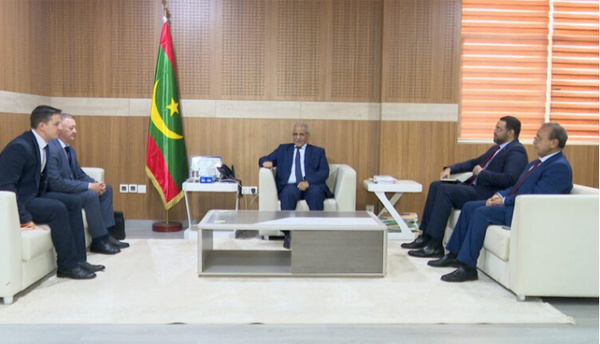 Le président de l’Assemblée nationale reçoit le chargé d’affaires par intérim de l’ambassade d’Ukraine en Mauritanie
