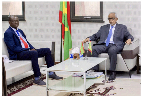 Le ministre des Affaires économiques reçoit le responsable du dossier de la Mauritanie au Fonds international de développement agricole