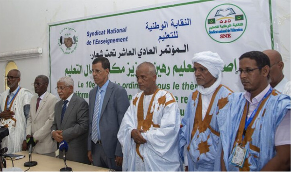 Le Syndicat national de l’enseignement, affilié à l’Union des travailleurs de Mauritanie, tient son 10ᵉ congrès ordinaire