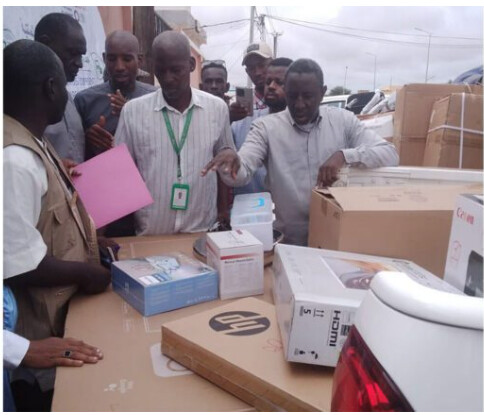 La Direction régionale de la santé du Guidimagha reçoit du matériel et des équipements médicaux