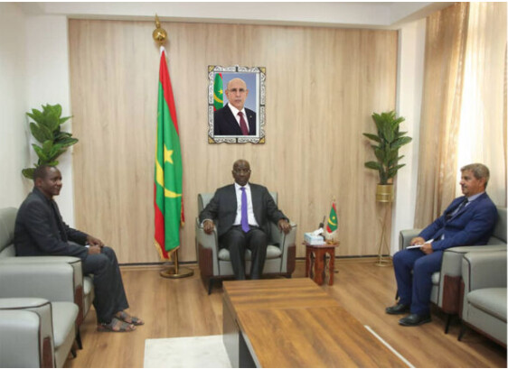 Le ministre des Affaires étrangères reçoit le point focal du Comité international de la Croix-Rouge en Mauritanie