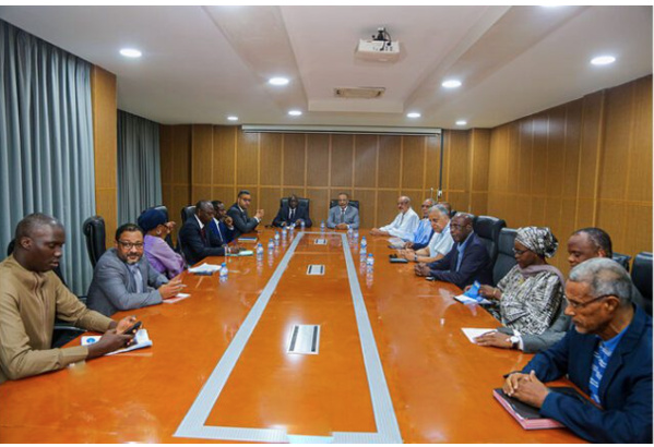 Le président de l’Union nationale du patronat mauritanien reçoit le vice-président de la Banque mondiale