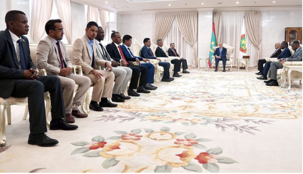 Le Président de la République reçoit le bureau exécutif du Club des magistrats mauritaniens Le Président de la République reçoit le bureau exécutif du Club des magistrats mauritaniens