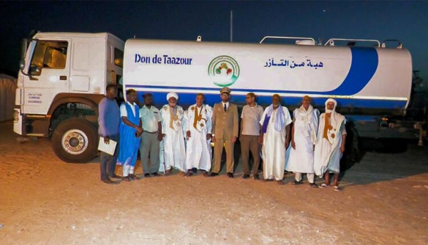 Taazour offre un camion-citerne d’une capacité de 25 tonnes à la commune de Nouamghar