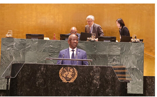 Le ministre des Affaires étrangères devant l’Assemblée générale de l’ONU : la Mauritanie réaffirme son attachement au droit international et appelle à une réforme du système international