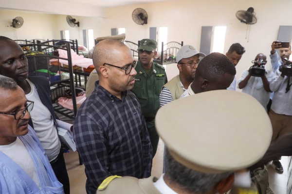 Le Délégué général de « Taazour » Sidi Ould Moulaye Zeine inaugure un internat pour élèves à Kiffa