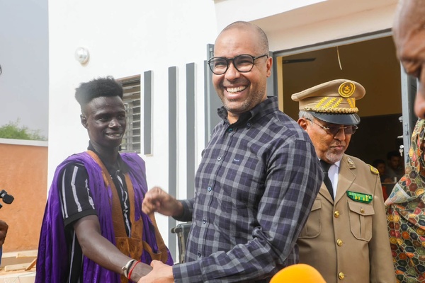 Le Délégué général de « Taazour » Sidi Ould Moulaye Zeine inaugure un internat pour élèves à Kiffa