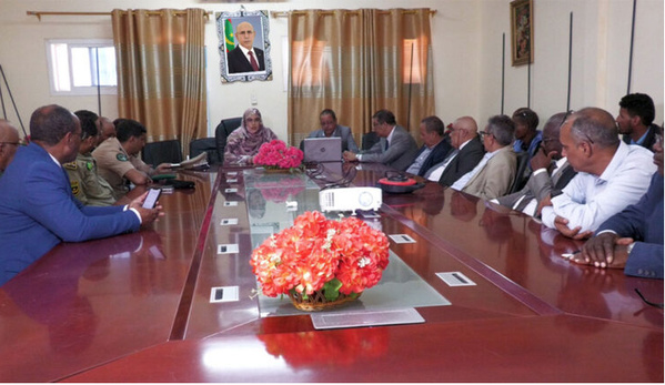 La wali de Daklet Nouadhibou s’informe sur les travaux des infrastructures de l’université La wali de Daklet Nouadhibou s’informe sur les travaux des infrastructures de l’université