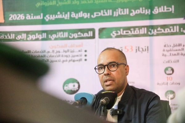Le délégué général de Taazour  Sidi Ould Moulaye Zeine lance le volet développement dédié à la wilaya de l’Inchiri