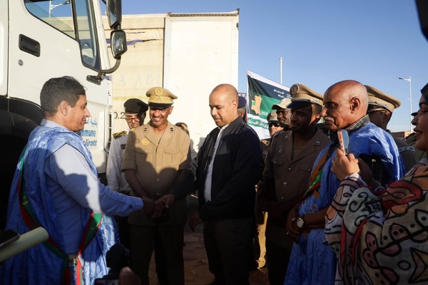 Le délégué général de Taazour Sidi Ould Moulaye Zeine lance le volet développement dédié à la wilaya de l’Inchiri Le délégué général de Taazour Sidi Ould Moulaye Zeine lance le volet développement dédié à la wilaya de l’Inchiri