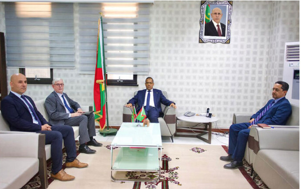 Le ministre des Affaires économiques reçoit le chef de la Délégation de l’Union Européenne en Mauritanie