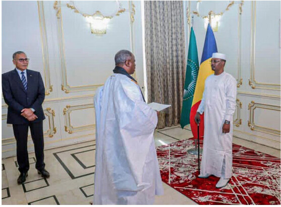 L’ambassadeur de Mauritanie auprès de la République du Tchad présente ses lettres de créance