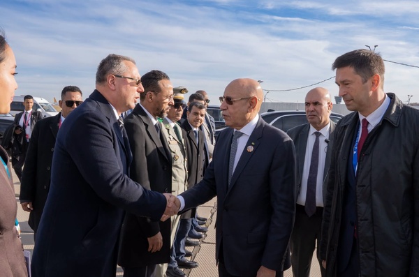 Le Président de la République quitte Moscou pour regagner Nouakchott après sa participation au troisième sommet Russie-Afrique