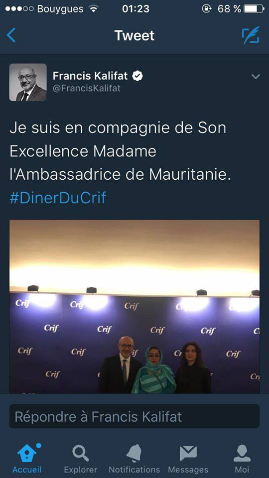 Le coup de notre ambassadrice soutenant le CRIF, le dernier coup d'un génie de la manipulation...
