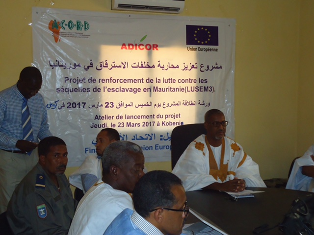 Union Européenne/ACORD-Mauritanie : Lancement à Kobeni du projet de renforcement de la Lutte Contre les Séquelles de l’Esclavage