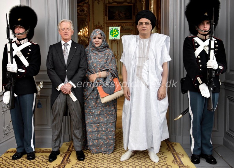 Notre ambassadeur à Copenhague présente ses Lettres de Créance à la Reine du Danemark