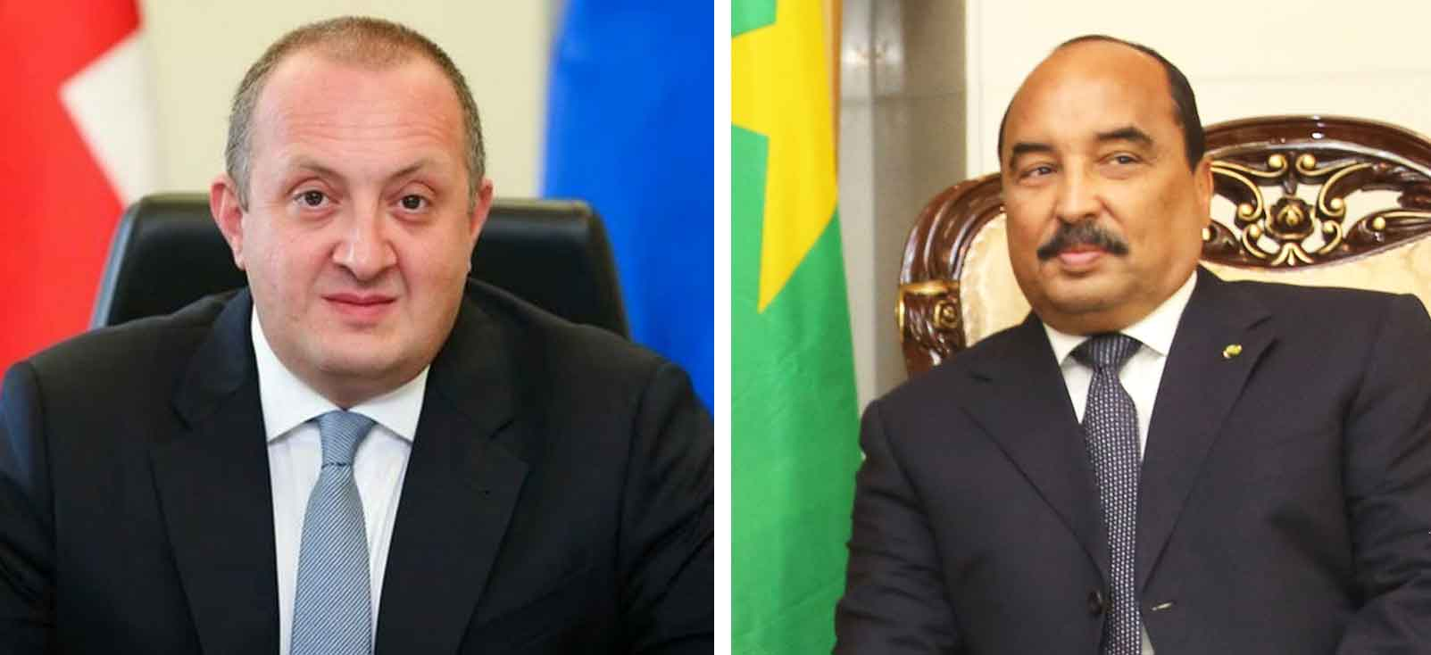 Le Président de la République félicite son homologue géorgien Le Président de la République félicite son homologue géorgien