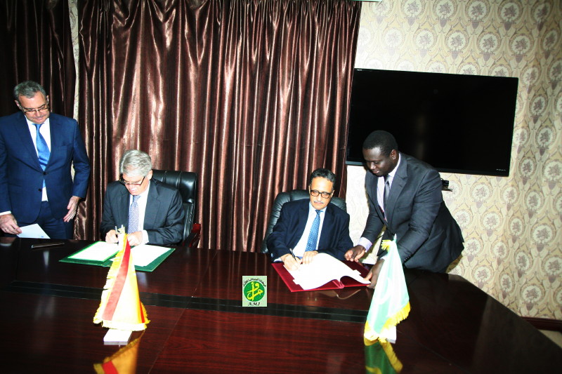 Signature d’un accord de coopération entre la Mauritanie et l’Espagne Signature d’un accord de coopération entre la Mauritanie et l’Espagne
