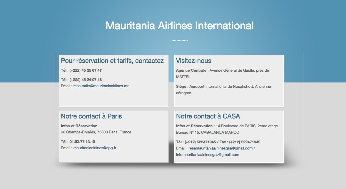 Sécurité et service : deux mots au D.G de Mauritania Airlines International Sécurité et service : deux mots au D.G de Mauritania Airlines International