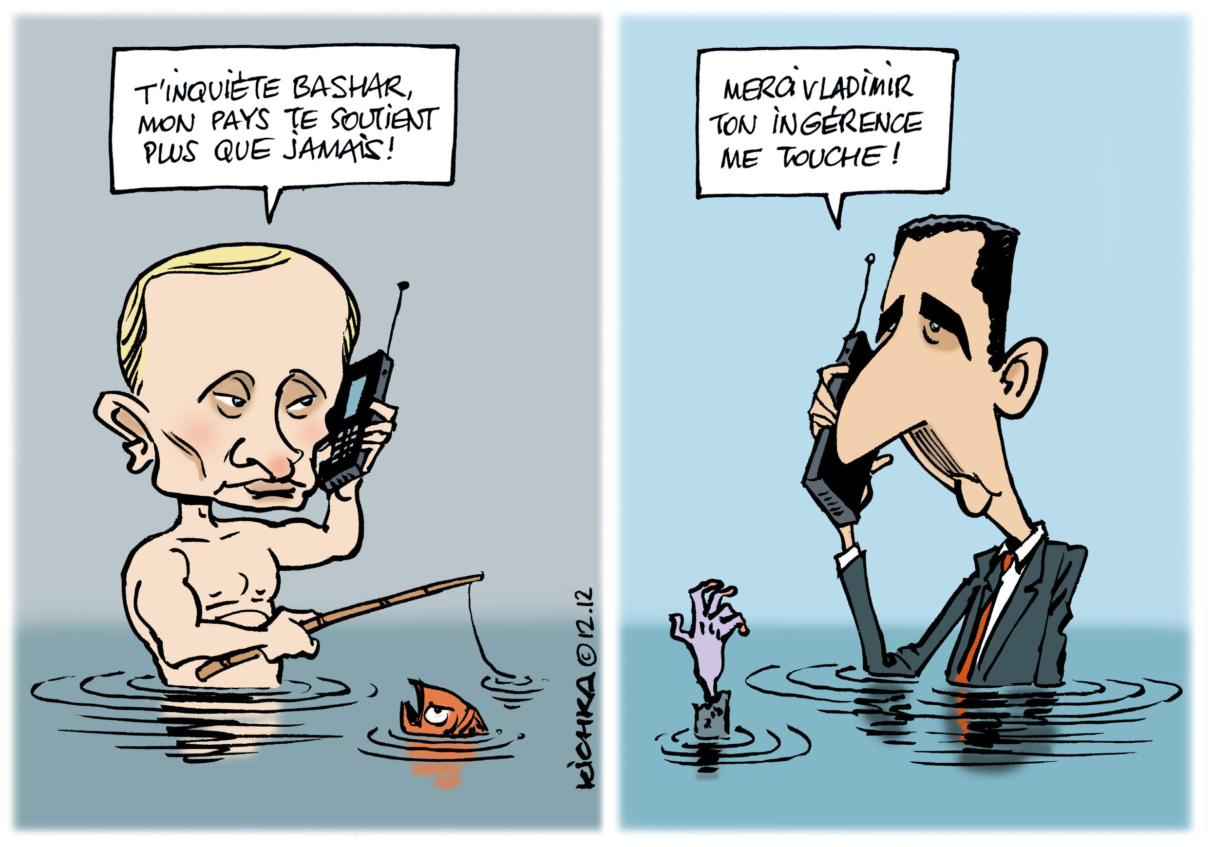 Le Kremlin condamne les "menaces inadmissibles" des Etats-Unis contre le régime syrien