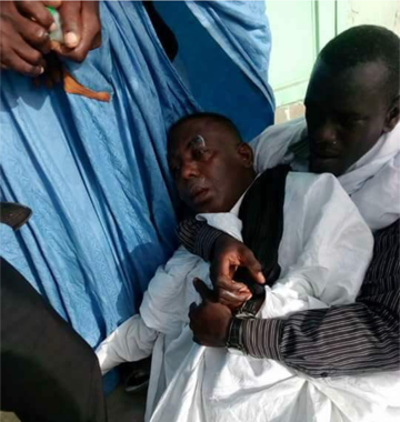 Biram Dah Abeid blessé lors des manifestations à Nouakchott