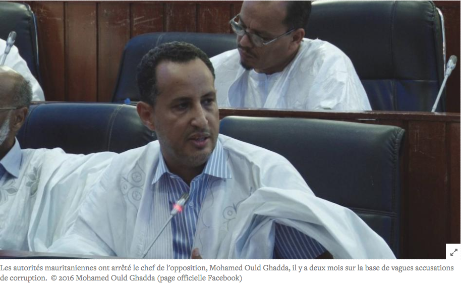 Mauritanie : Détention prolongée d’un leader de l’opposition