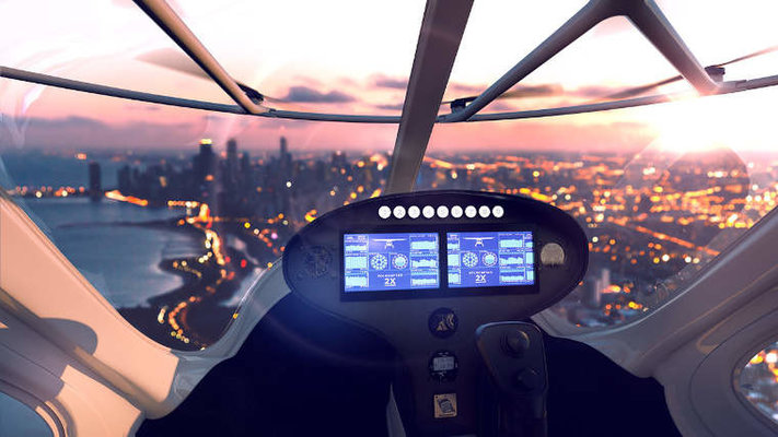 Taxis-volants, robots policiers, drones: Dubaï se voit en grande ville du futur