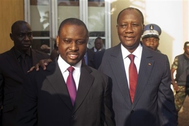 Côte d'Ivoire: "pas de dissension" entre Ouattara et Soro (gouvernement)