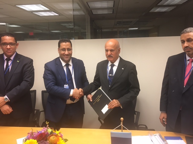 Signature d'un accord de prêt de 7 milliards d'ouguiyas entre notre pays et le Fonds de l'OPEP pour le développement