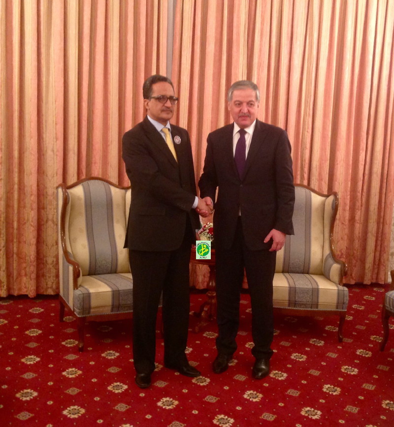 Le ministre des affaires étrangères s'entretient avec son homologue du Takijistan Le ministre des affaires étrangères s'entretient avec son homologue du Takijistan